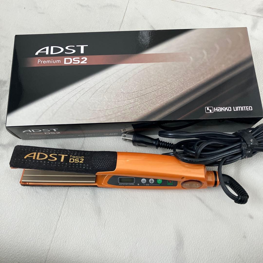 ADST ストレートヘアアイロン オレンジ　ジャンク