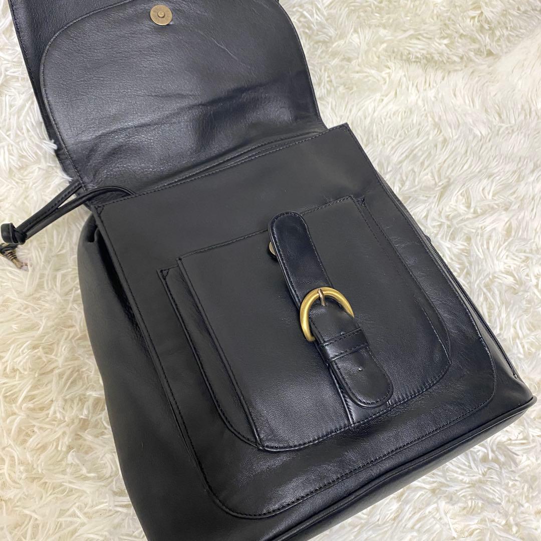 未使用品✨ BREEブリー　オールレザー　リュック バックパック