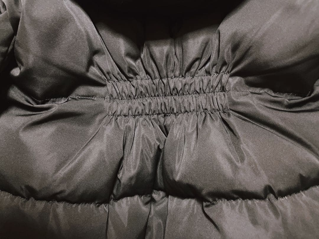 RUIRUE BOUTIQUE ラビットファーフードショート丈ダウンジャケット