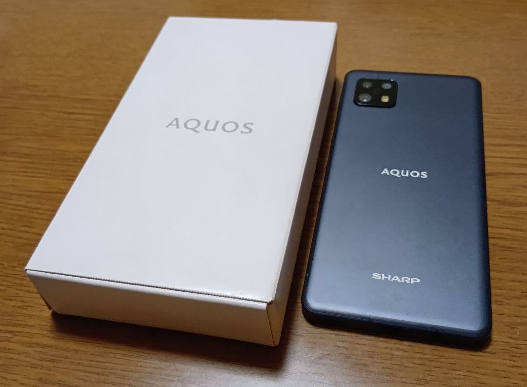 SHARP AQUOS sense6s ブラック 美品 楽天モバイル