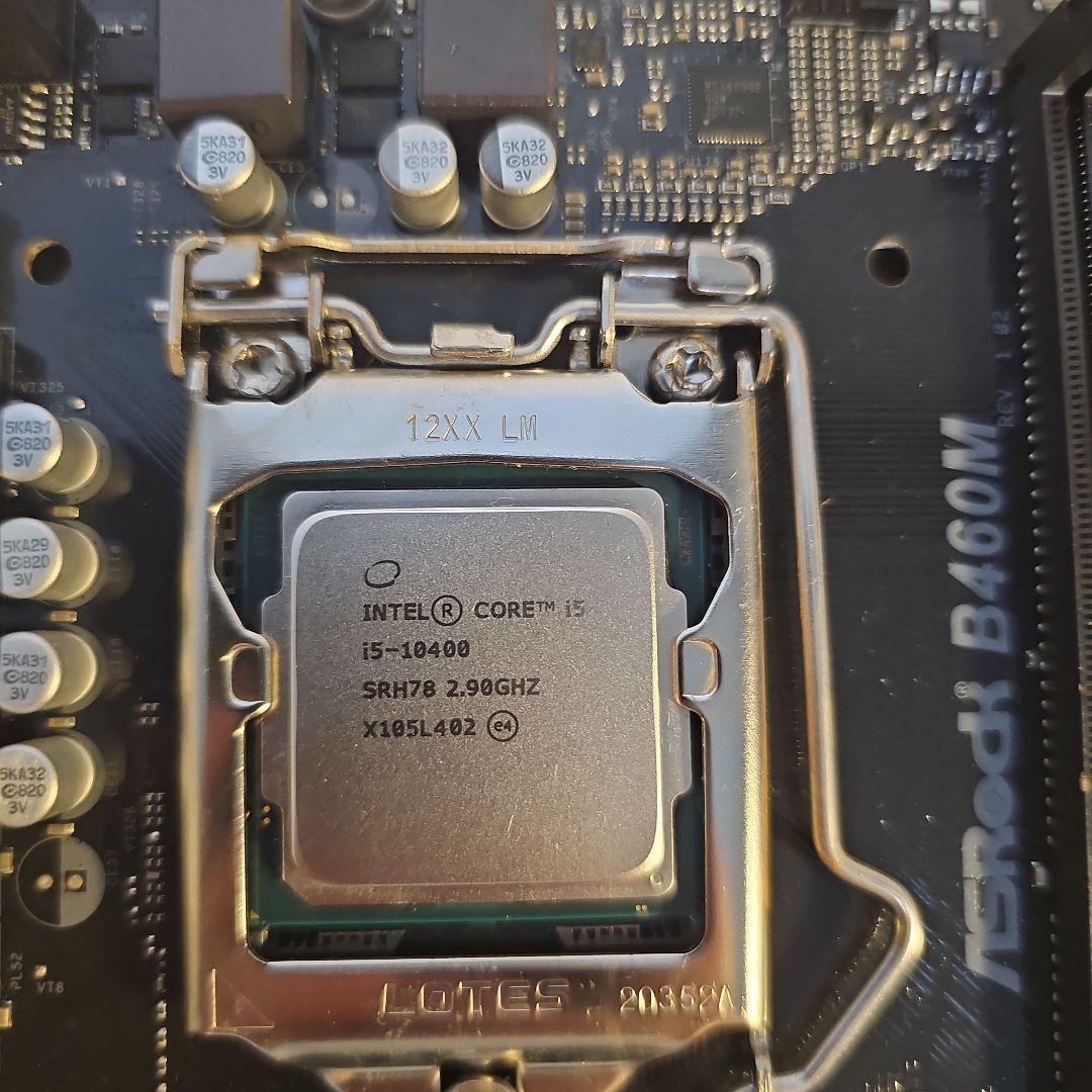CPU ASRock B460M + Intel Core i5-10400