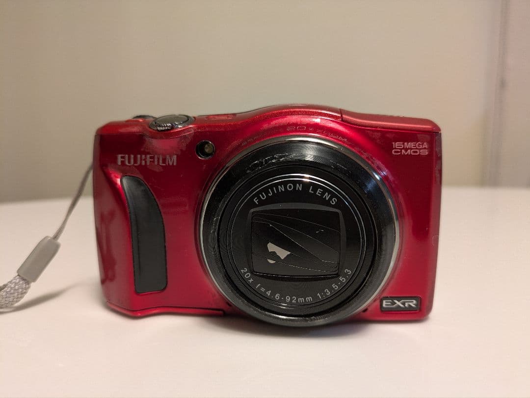 Fujifilm finepix f800exrコンパクトデジタルカメラ レッド