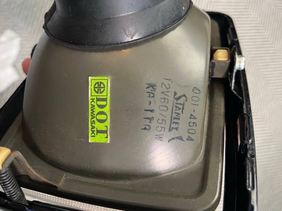 【美品】Z400GP.gpz400f 角目ヘッドライト　カワサキ　ガラスレンズ