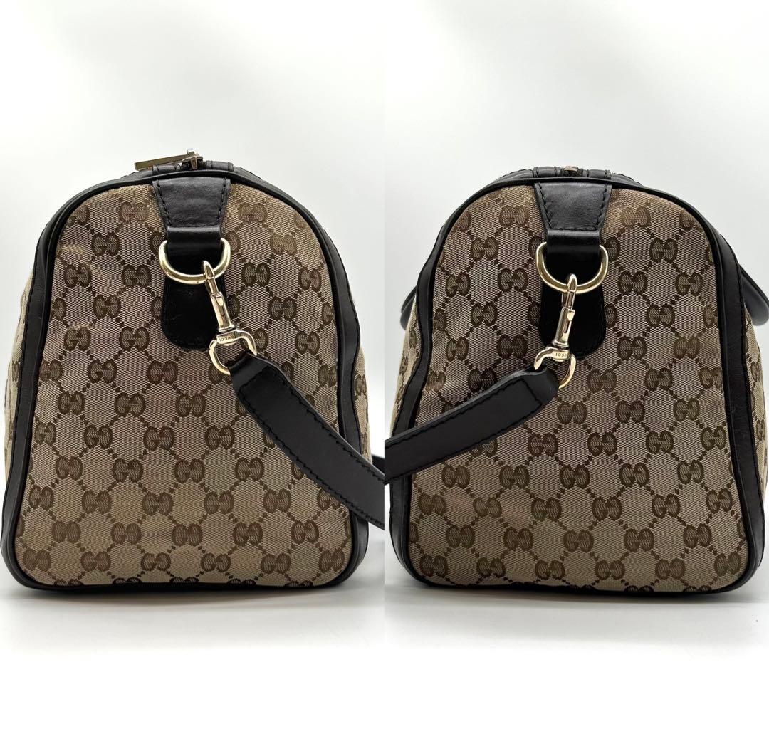 【極美品】GUCCI ボストンバッグ GGキャンバス シェリーライン 2way