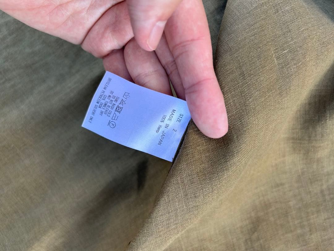 MARKAWARE comfort fit shirt セットアップ　サイズ2