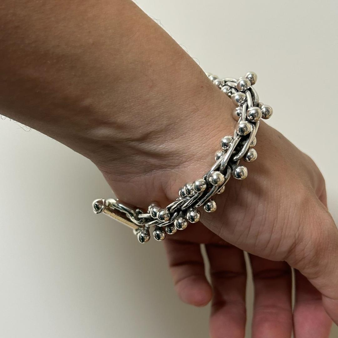 メキシコ製 MEXICO 22cm VINTAGE DNA ブレスレット 925