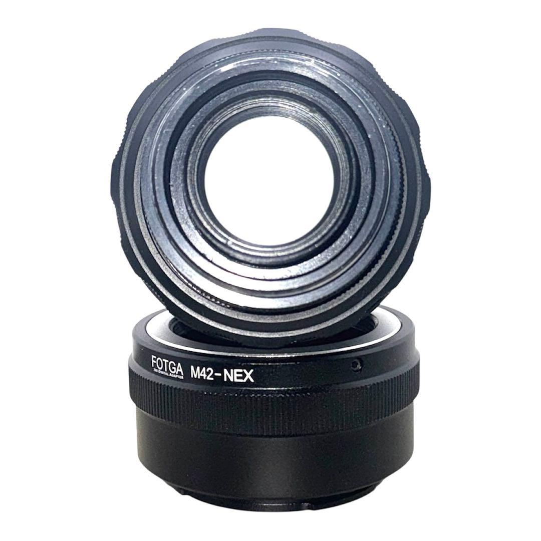 Helios-44-2 M42 Sony アダプターとはフード付き