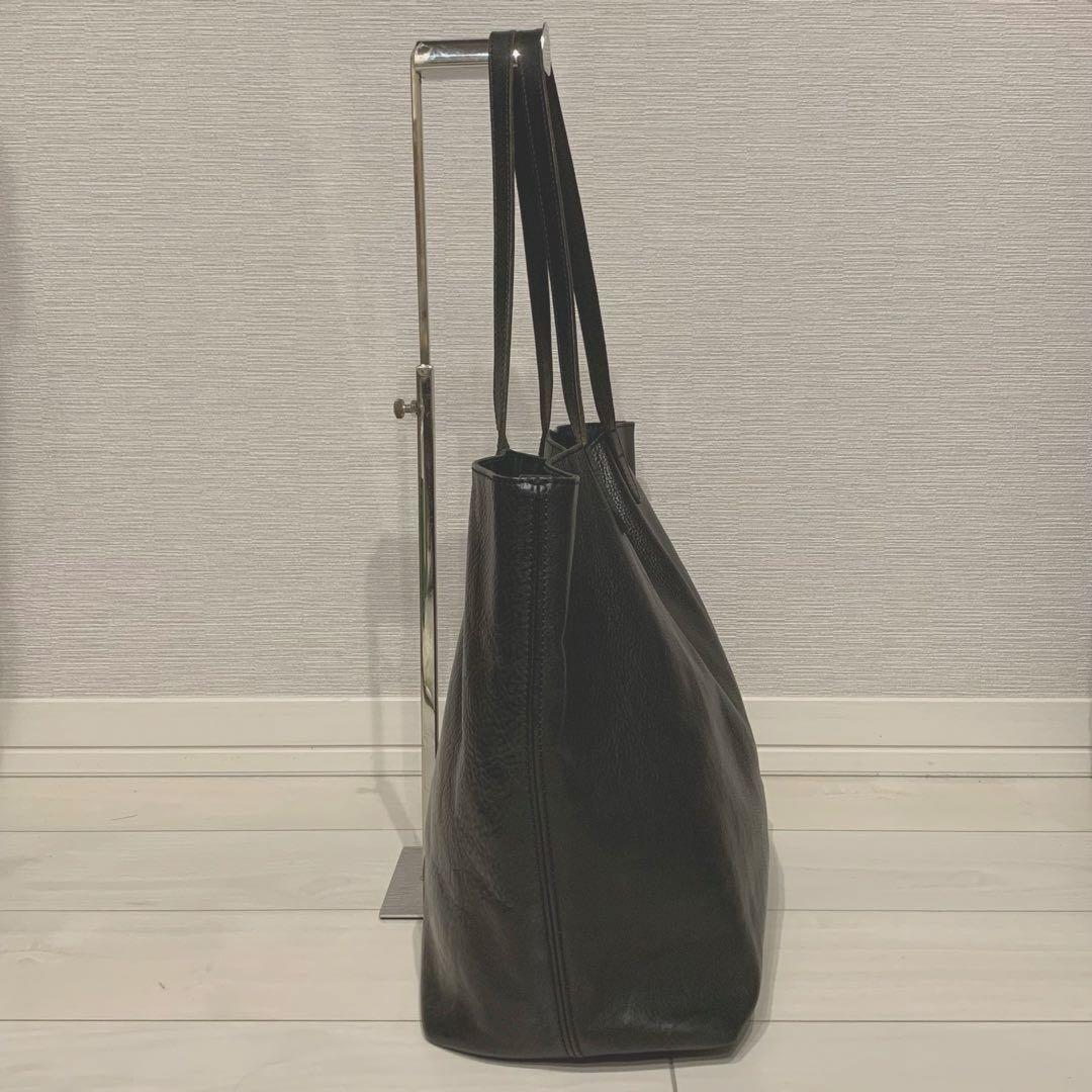 極美品✨Felisi フェリージ 現行 15/20 オールレザー トート 黒