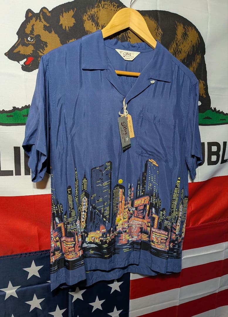 スター オブ ハリウッド アロハシャツ マンハッタン Small