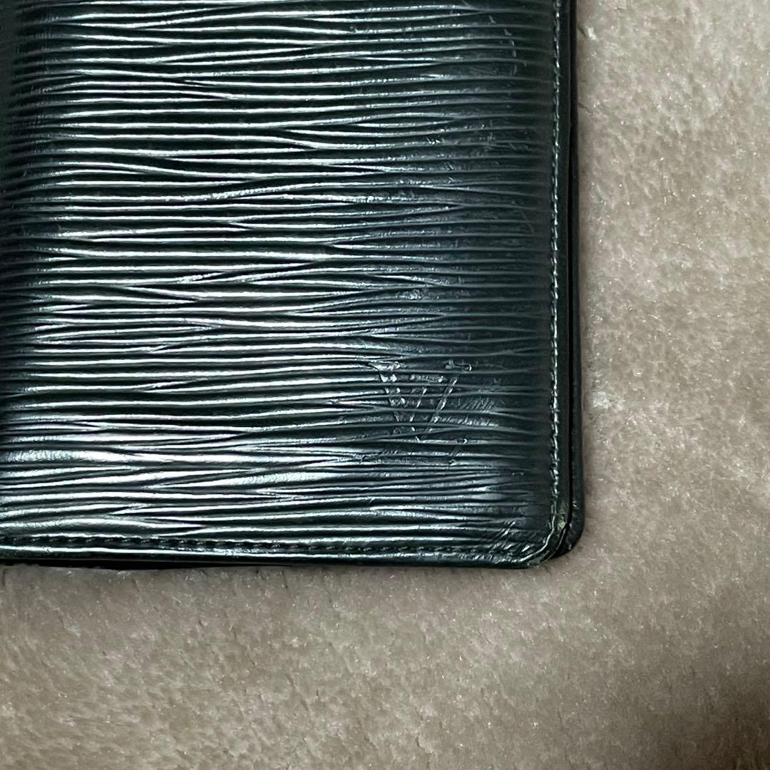 ルイヴィトン エピ 長財布 二つ折り ノワール(黒)