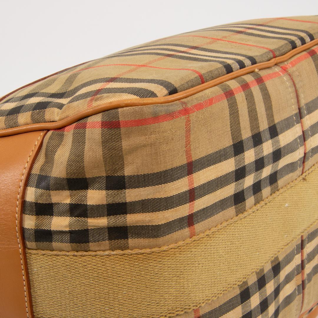 本物 バーバリー ショルダーバッグ メンズ レディース 茶色 斜め掛け チェック