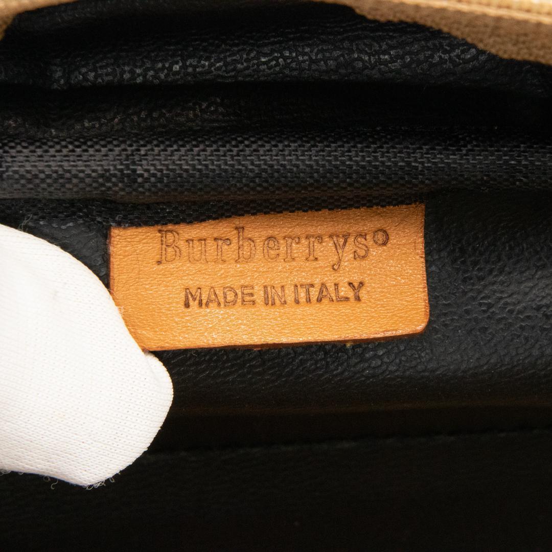 本物 バーバリー ショルダーバッグ メンズ レディース 茶色 斜め掛け チェック