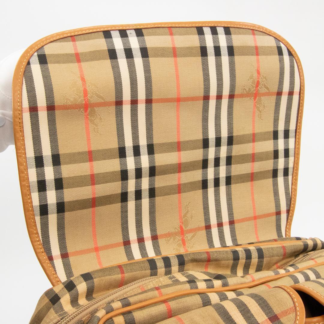 本物 バーバリー ショルダーバッグ メンズ レディース 茶色 斜め掛け チェック