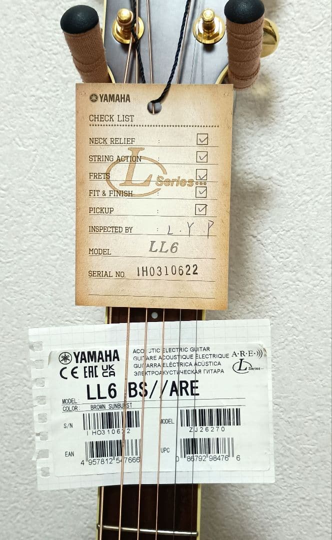 ギター YAMAHA LL6 ARE BS