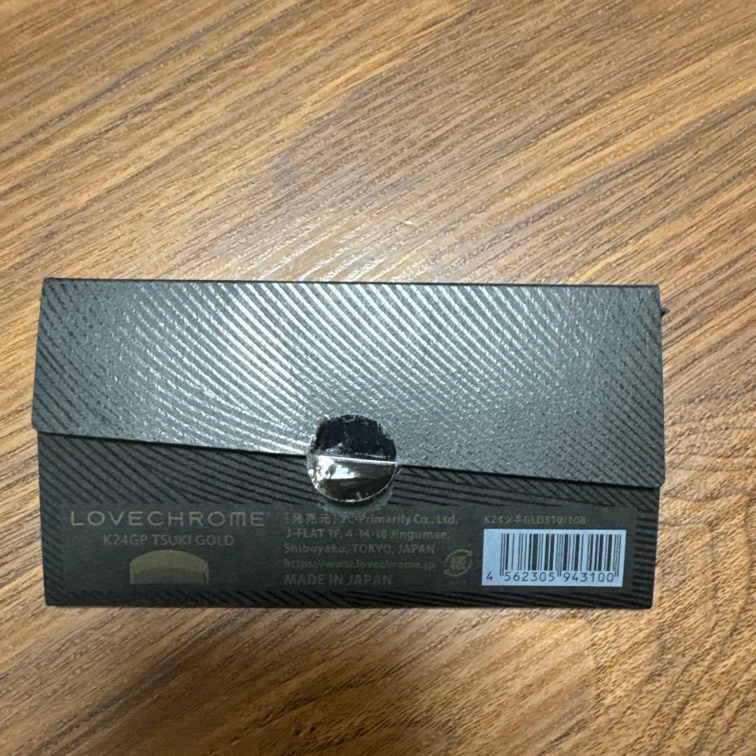 【JAL限定】LOVECHROME ゴールドコーム ケース付き