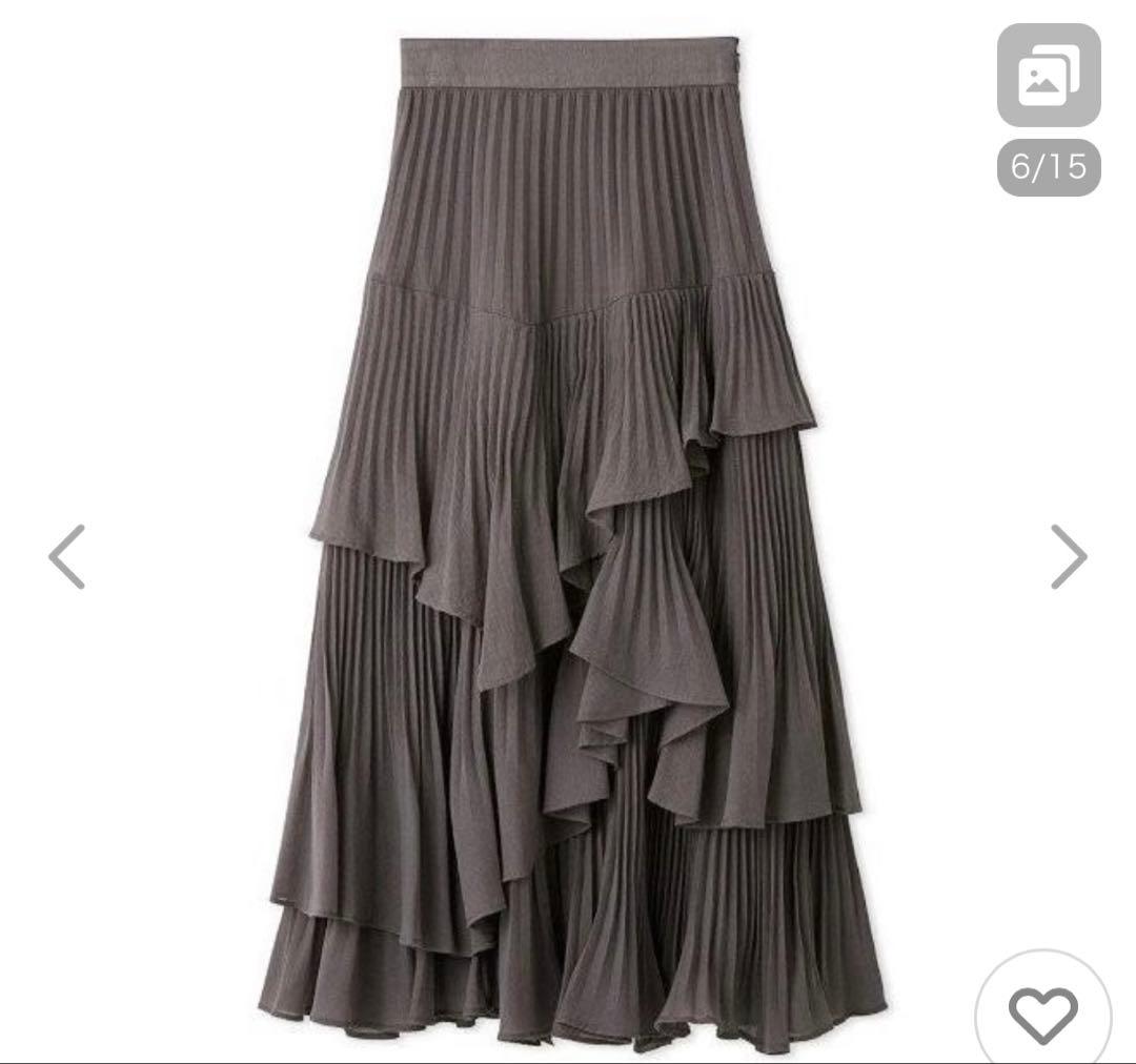 SNIDEL プリーツティアードスカート S