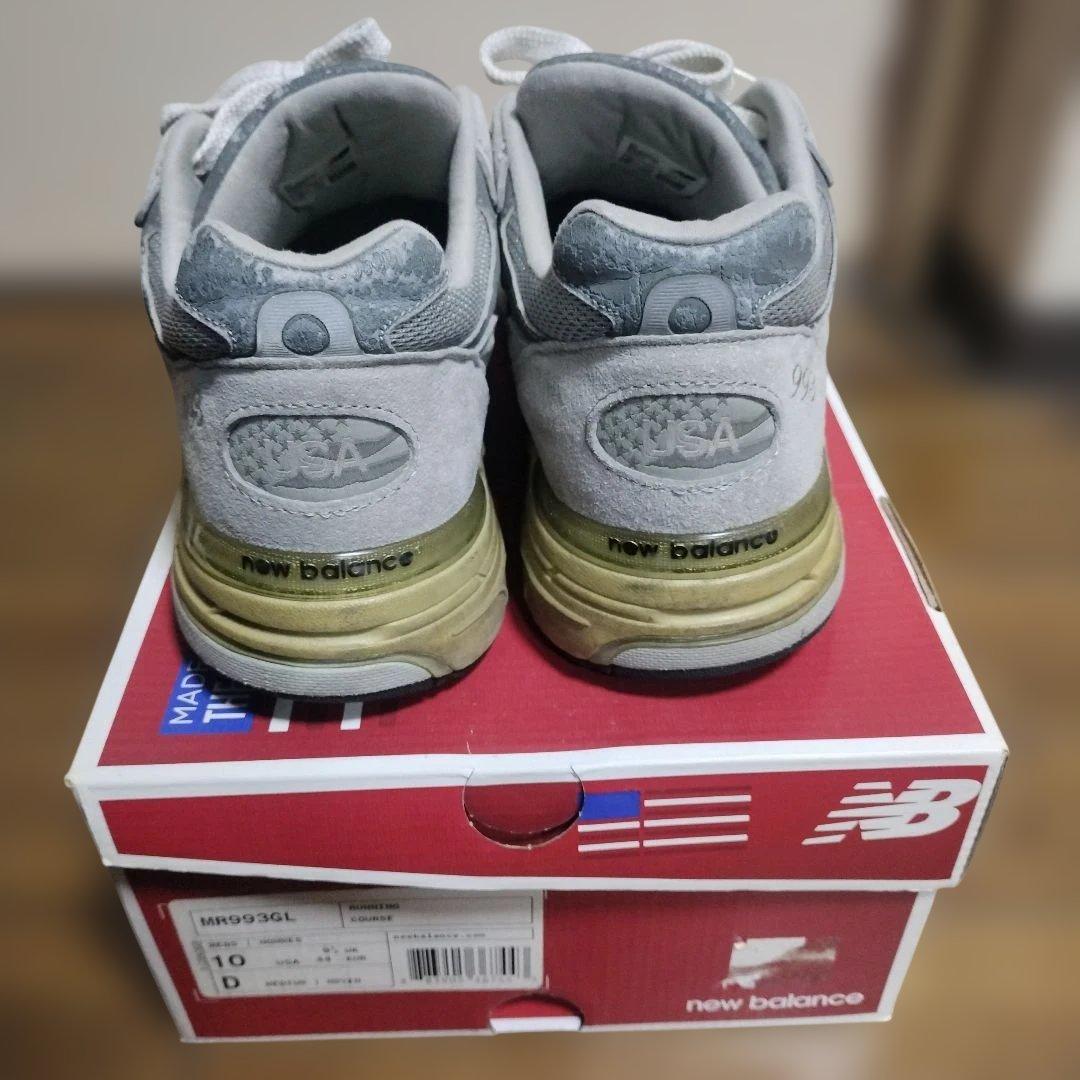 2017年USA製 NEW BALANCE993 Dワイズ グレー GRAY