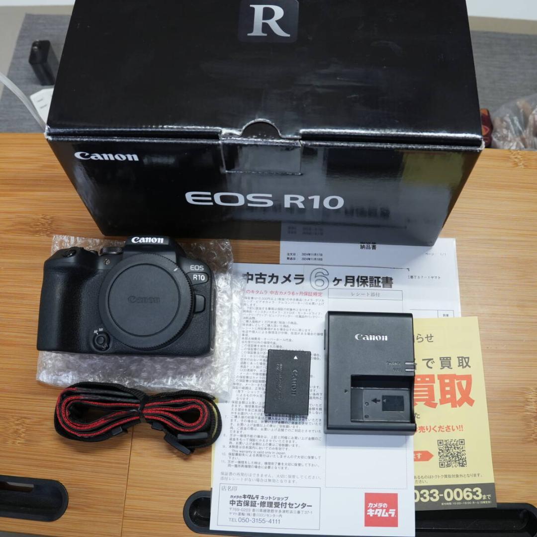 Canon EOS R10 ボディ 動作確認済み キタムラ中古保証残り有り