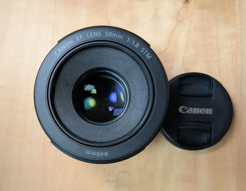 ​【美品】Canon EF 50mm F1.8 STM 単焦点レンズ