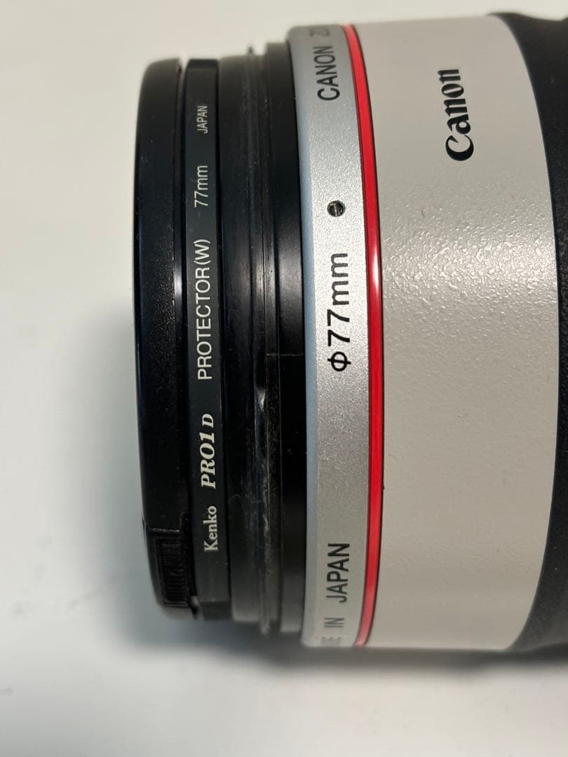 EF100-400mm F4.5-5.6L IS USM 望遠レンズ　白フード付