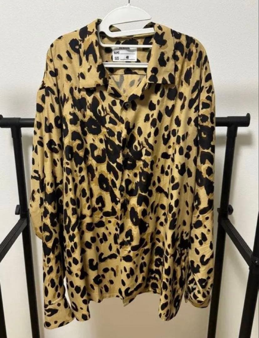 入手困難！ネクサスセブン　レオパード　レーヨン　シャツ