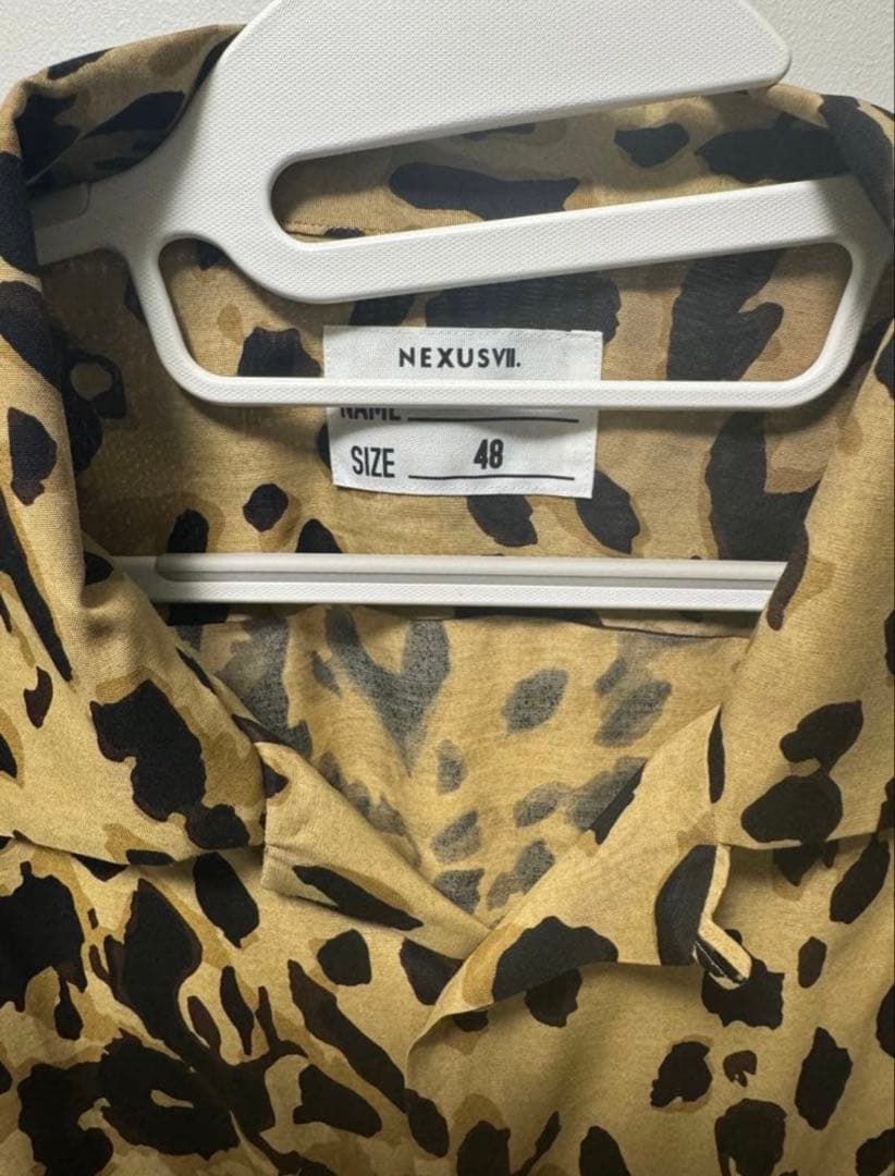 入手困難！ネクサスセブン　レオパード　レーヨン　シャツ