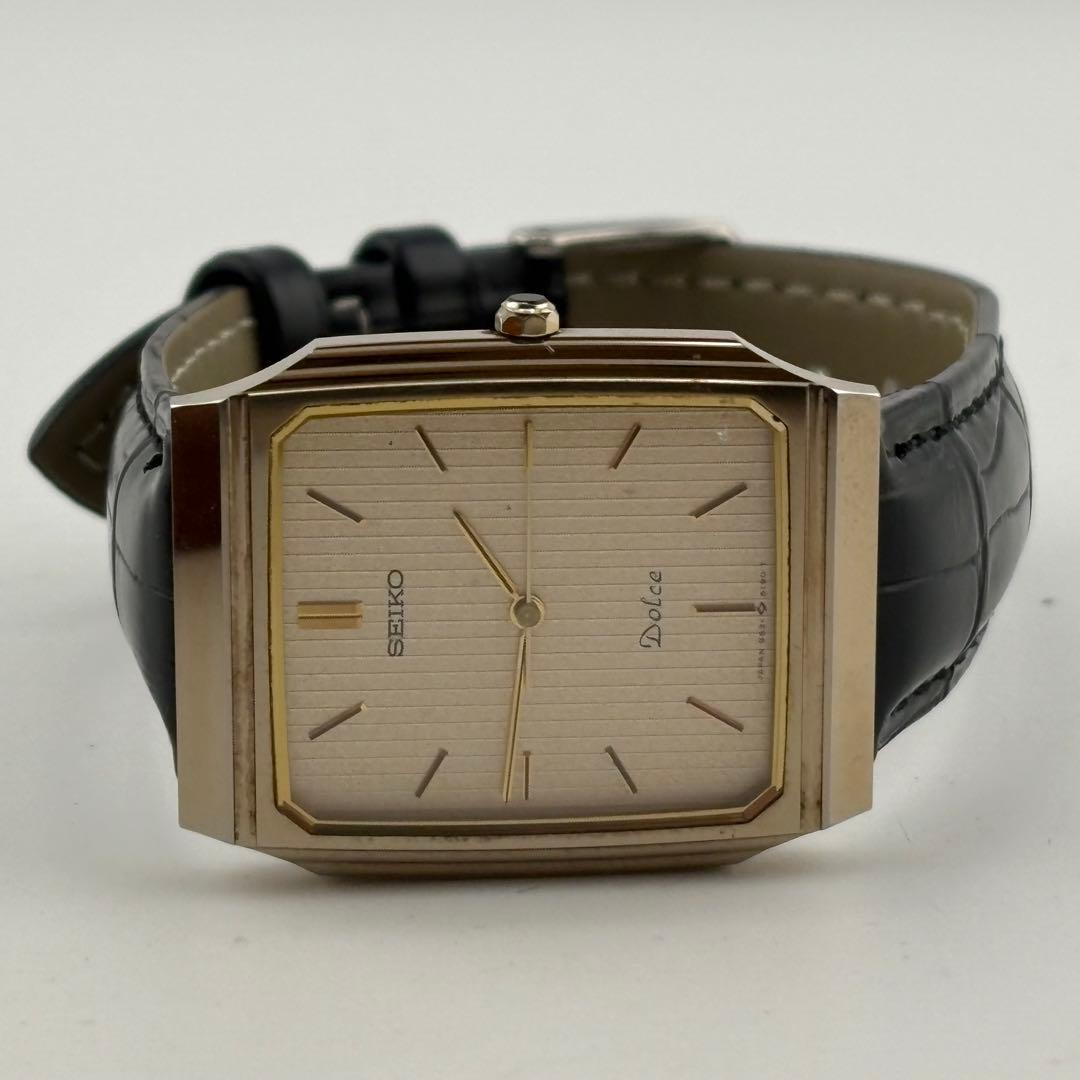 【極美品】セイコー　ドルチェ　9531-5160 アイボリー　クォーツ