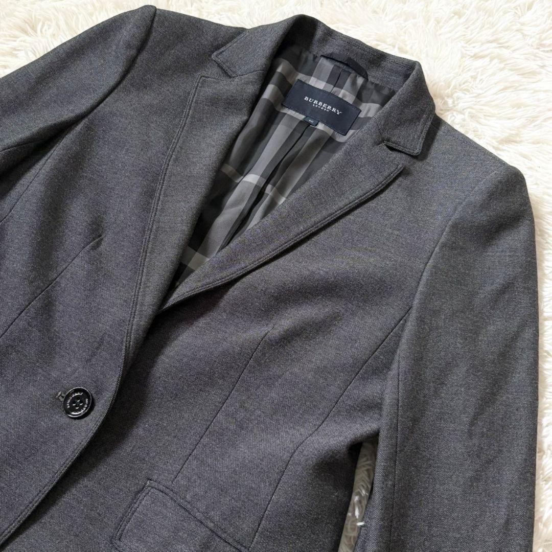 極美品 バーバリー ロンドン スーツ セットアップ スカート ノバチェック 1B