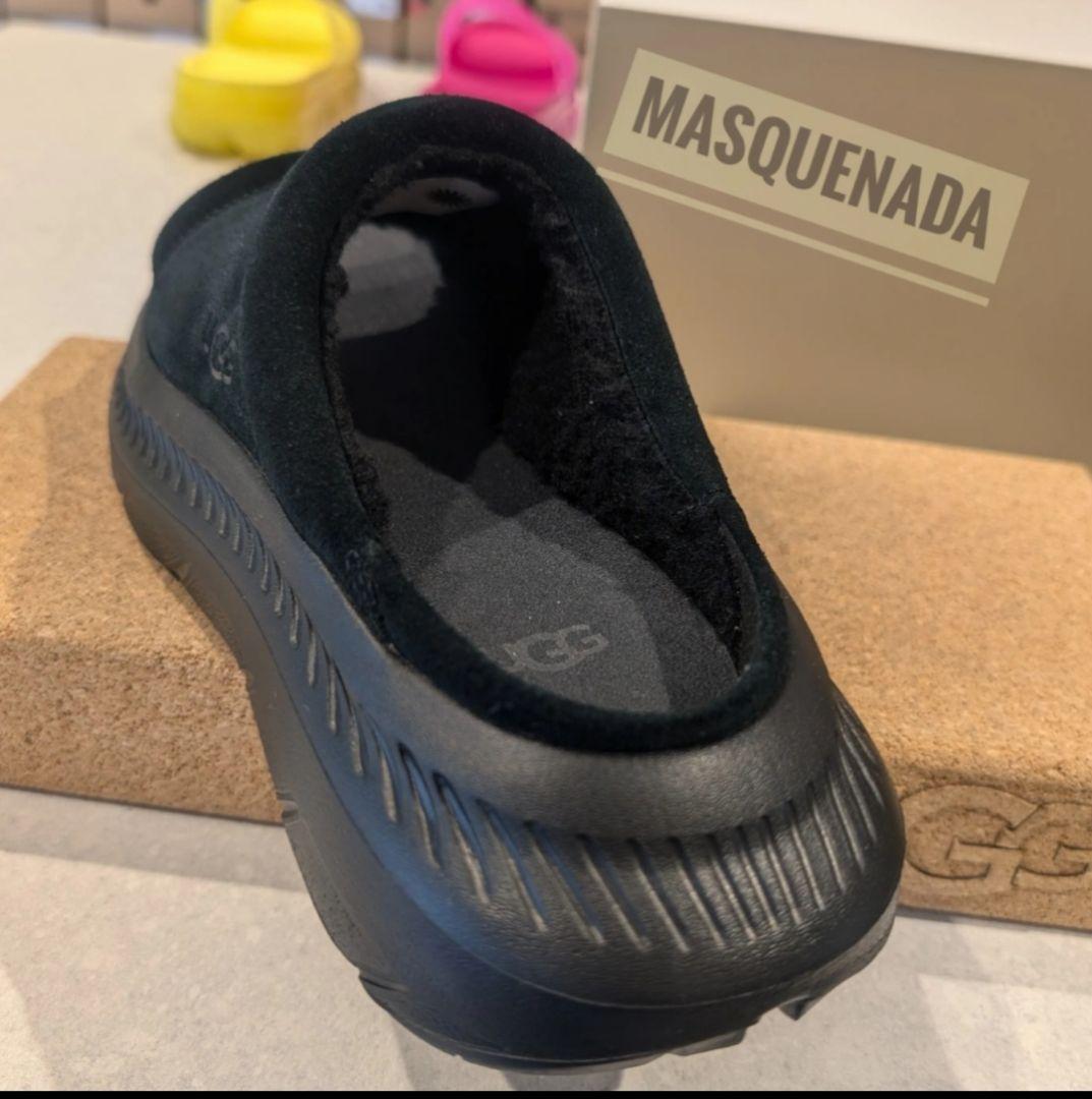 UGG ブラック スエード スライドサンダル25cm