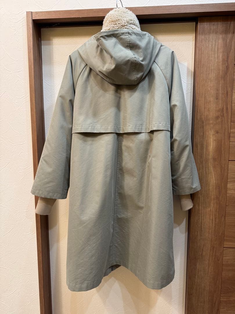 wcj 【撥水】エコファーライナー付きコート　若槻千夏さん