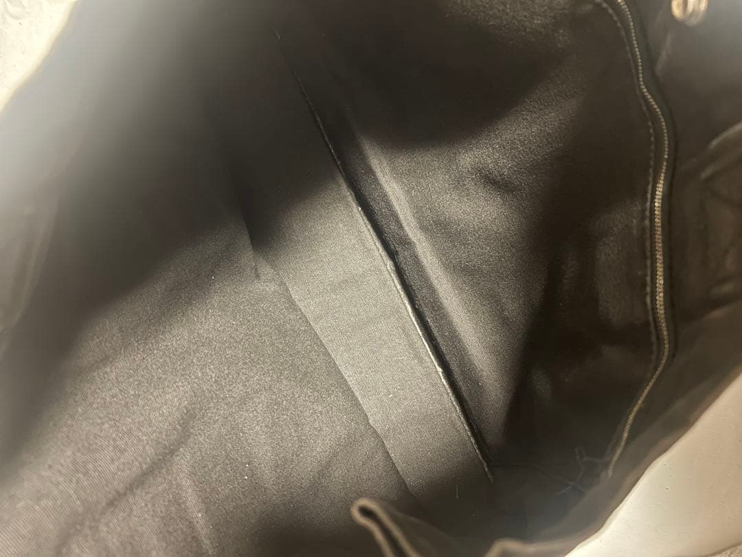 エルメス フールトゥ MM ブラック トートバッグ キャンバス 正規品