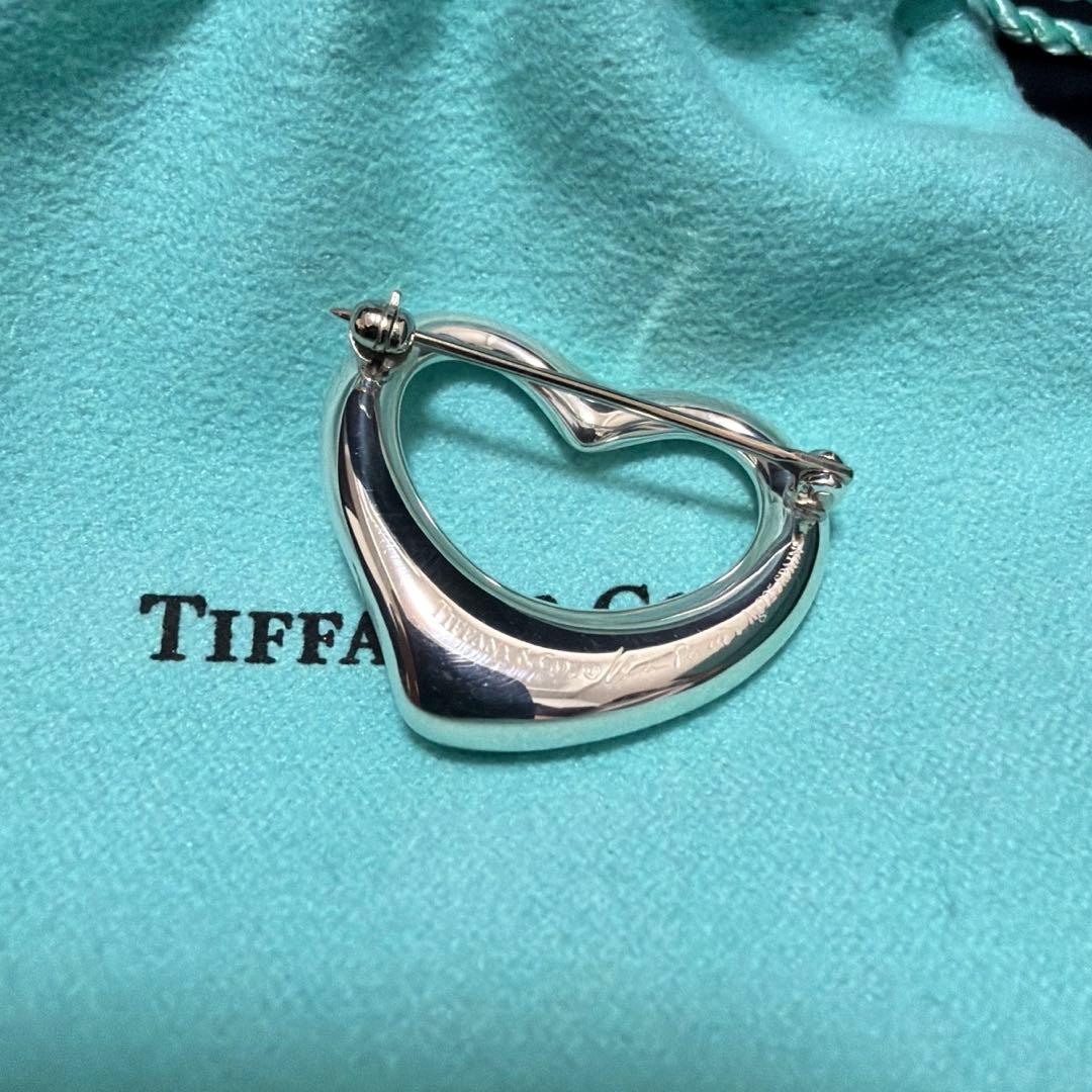 【美品・付属品完備】ティファニー パロマピカソ オープンハート ブローチ 925