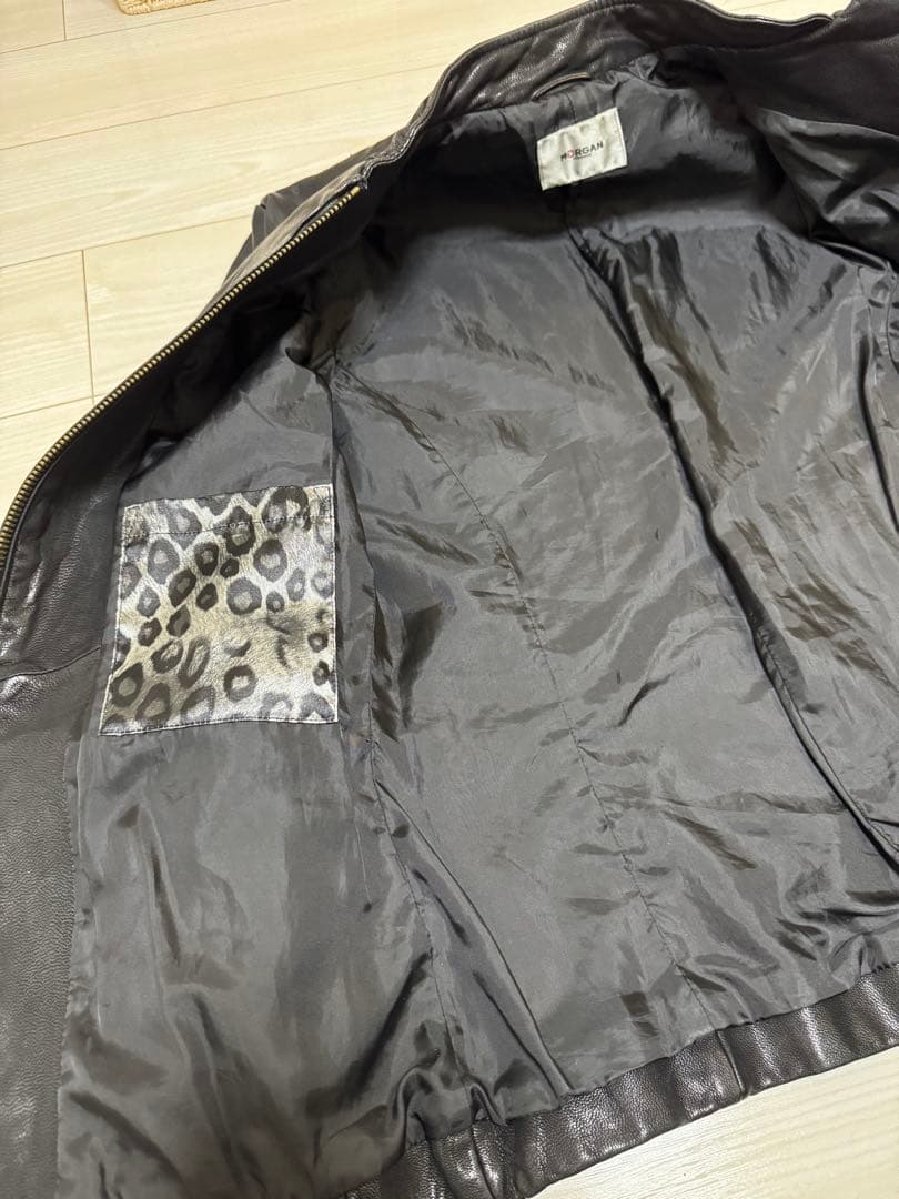 期間限定値下げ！ MORGAN HOMME 黒レザージャケット