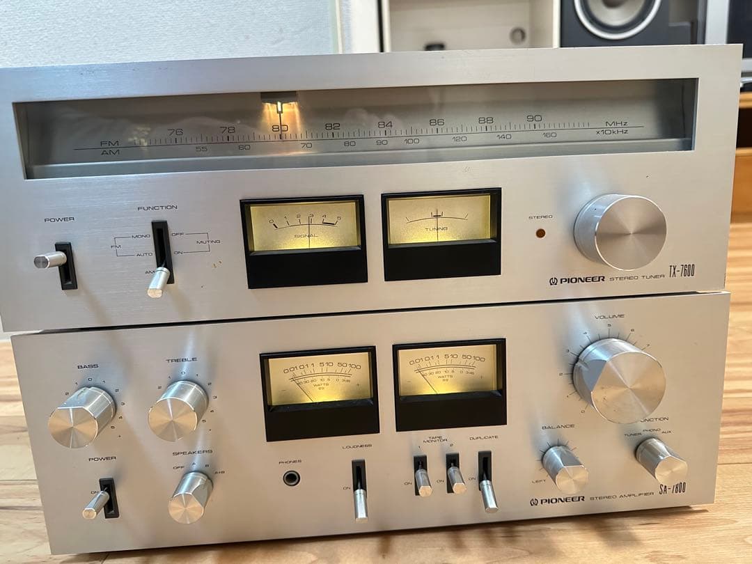 アンプ Pioneer SA 7800 pioneer TX 7600