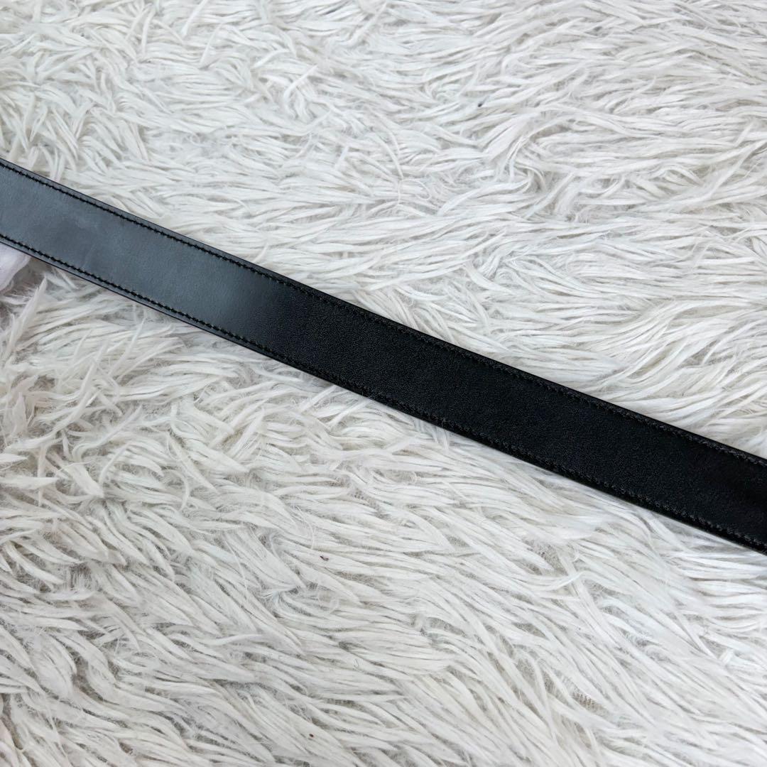 極美品/付属品完備✨ ブルガリ レザー ベルト レッタンゴロ シルバーバックル