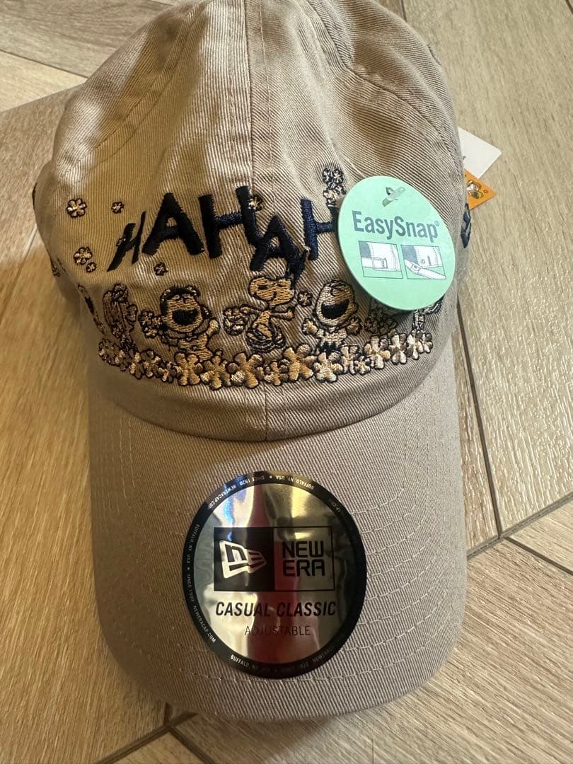 新品未使用タグ付NEW ERA 阪急限定　スヌーピーキャップ HA HA HA