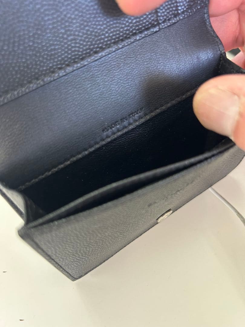 【最終値下げ】サンローラン(SAINT LAURENT)ブラック名刺入れ