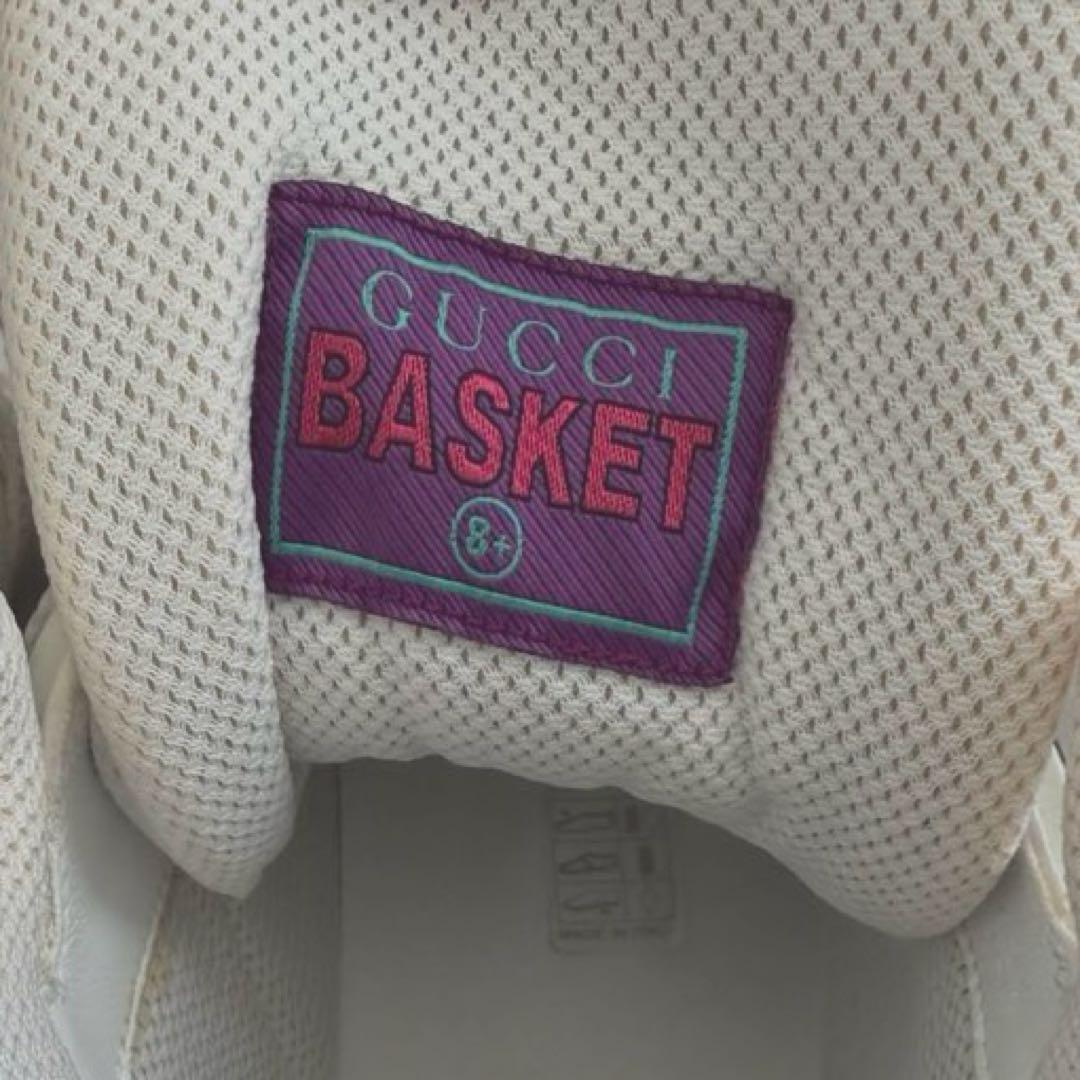 大幅値下げ中！GUCCI ホワイト ハイカットスニーカー