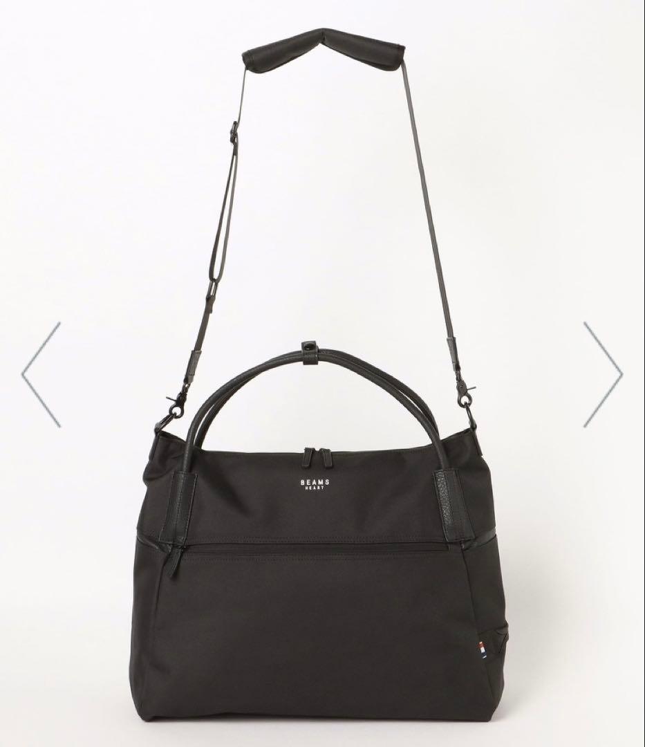 凛さん専用。BEAMS HEARTブラック トートバッグ