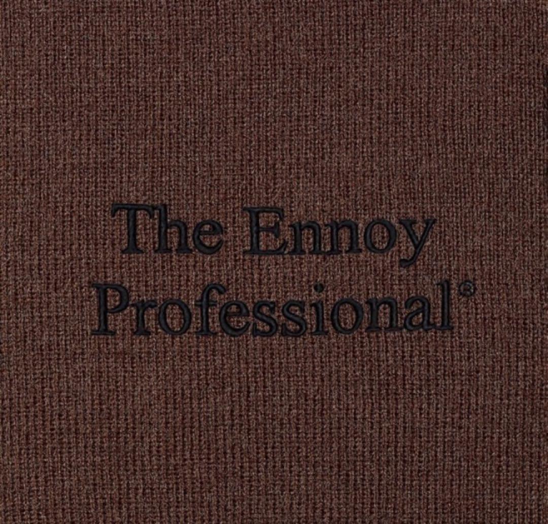 トップス 22aw S Ennoy charles kirk sweater brown