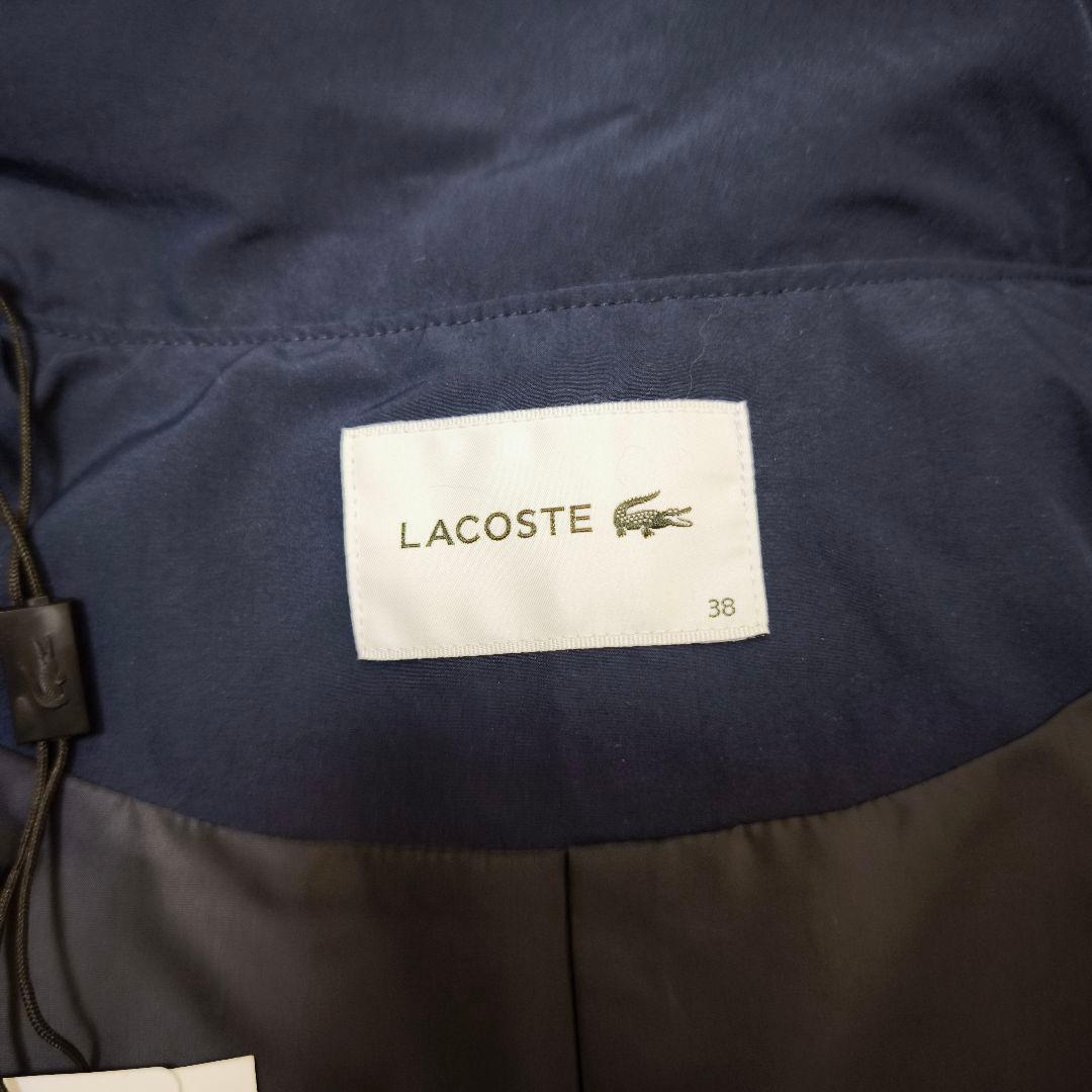 未使用ラコステLACOSTE 2WAY撥水ナイロン タイプライターオーバーコート