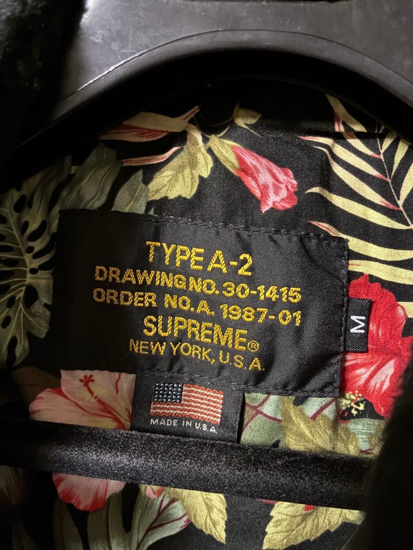 シュプリーム ショット　A2 12ss ブラック　サイズM