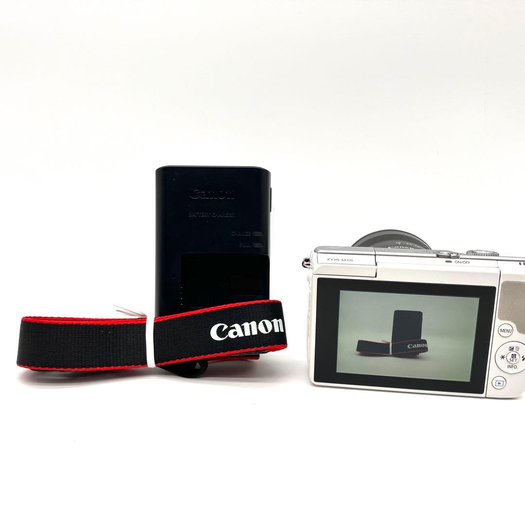 Canon EOS M10 ホワイト 18-55mmレンズセット