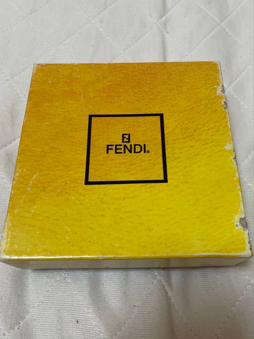 Fendi FFロゴ ベルト ブラウン ゴールド