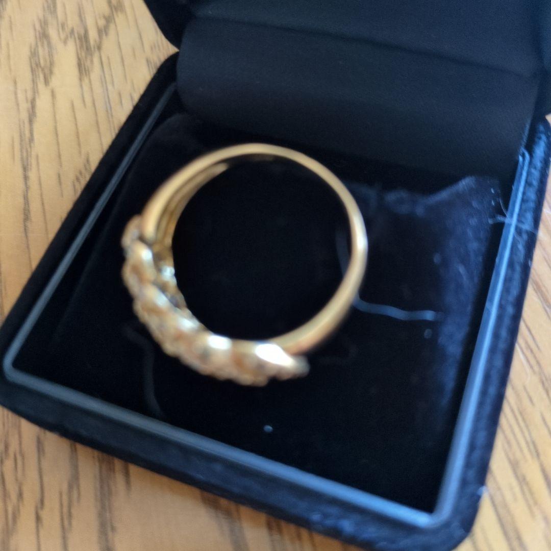 ハナモモダイヤ1カラット18金リング大きめサイズ