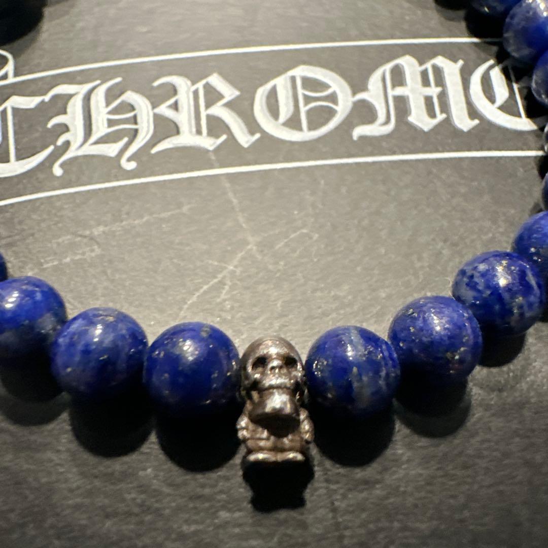 Chrome hearts フォティ デルフィーノ　ビーズブレス　スカル　限定品
