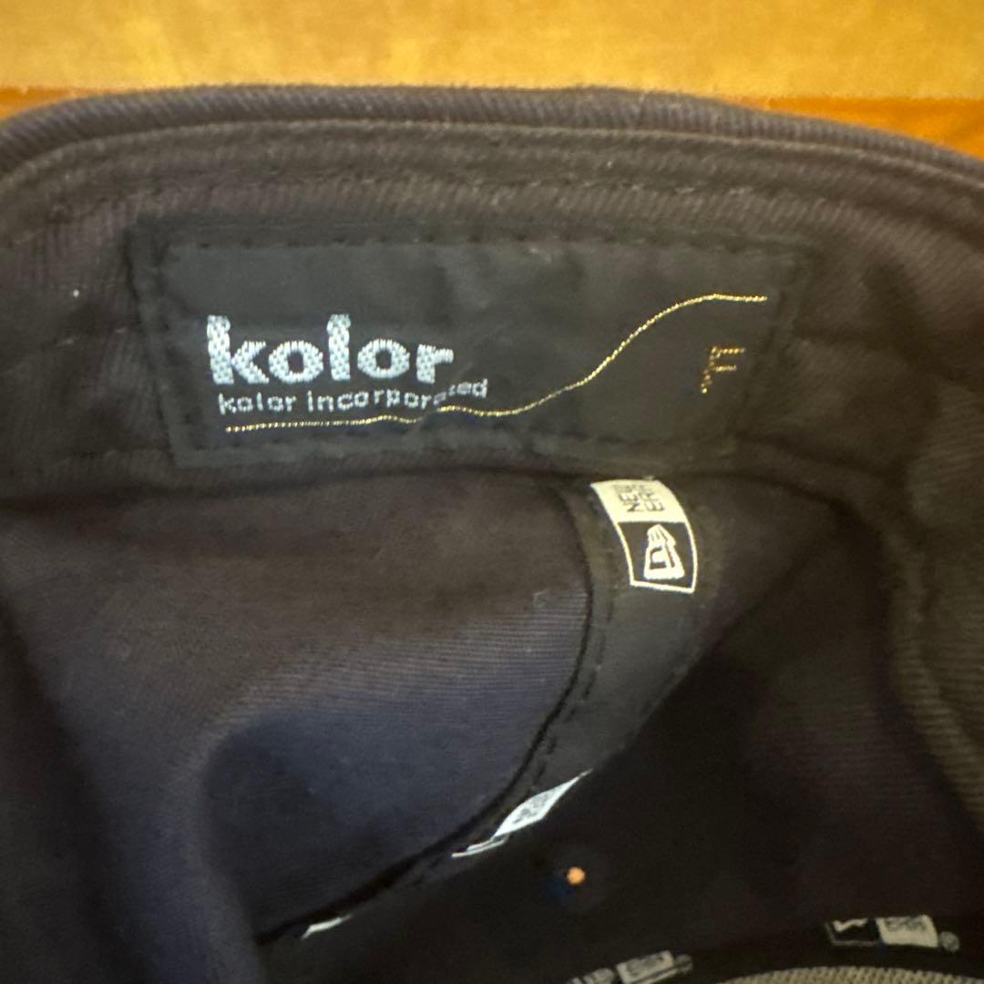 kolor カラー NEW ERA ニューエラ ベースボールキャップ 青山 限定