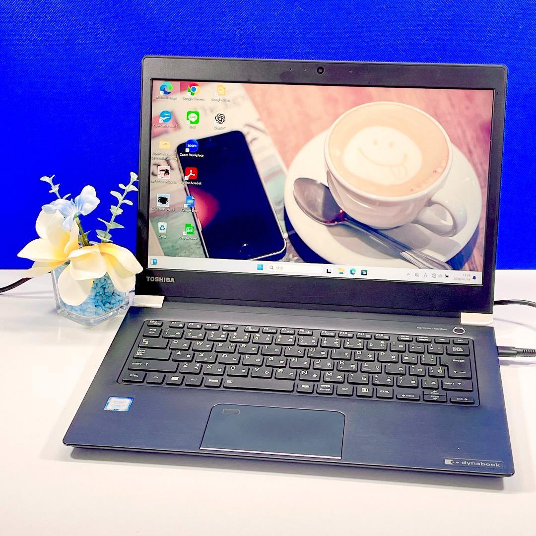 すぐ使える✨Corei7✨小型軽量＆高速SSD✨Win11東芝カメラ付ノートPC