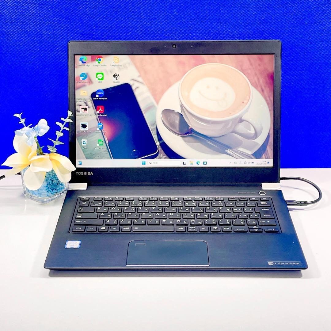 すぐ使える✨Corei7✨小型軽量＆高速SSD✨Win11東芝カメラ付ノートPC