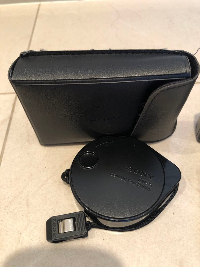 SONY ICF-SW22 ポケット短波ラジオ、ケース、専用アンテナ